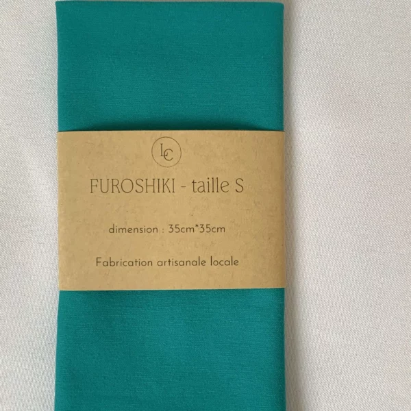 Emballage Cadeau Tissu - FUROSHIKI Turquoise – Image 2